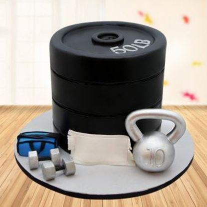 Picture of Gym Theme Cake