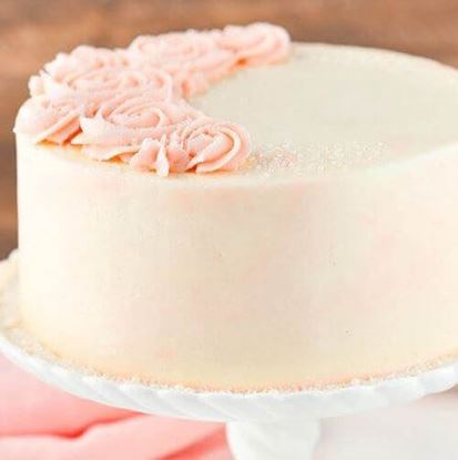 Picture of Rose Water Vanilla Cake