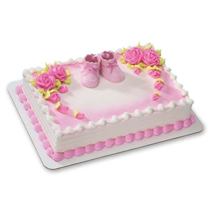 Picture of Pink Baby Shoe Cake