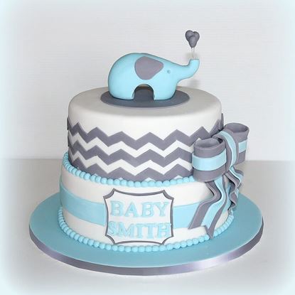 Picture of Baby Boy Cake