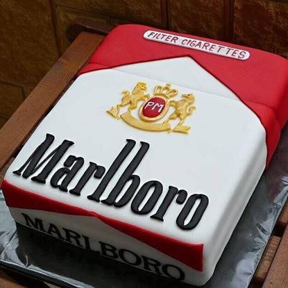 Picture of Cigarette Box Theme Cake