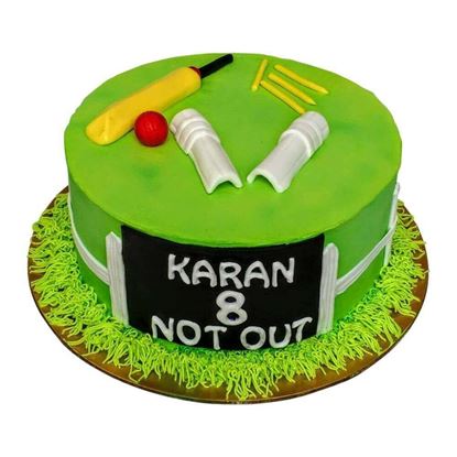 Picture of Cricket Theme Cake 1