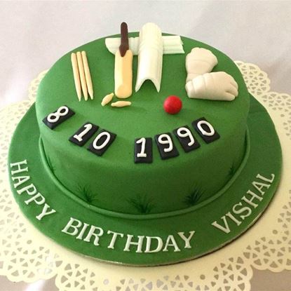 Picture of Cricket Theme Cake 2