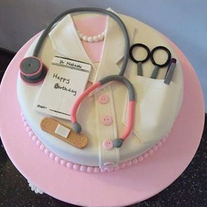 Picture of Doctor Theme Cake 1