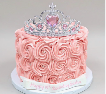 Picture of Barbie Birthday Cream Cake