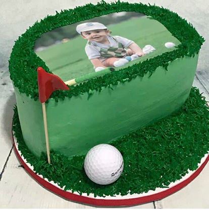 Picture of Golf Half Birthday Cake